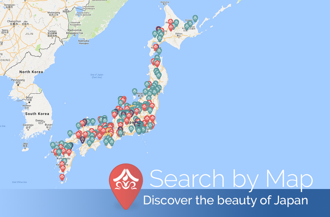 find ryokan by map