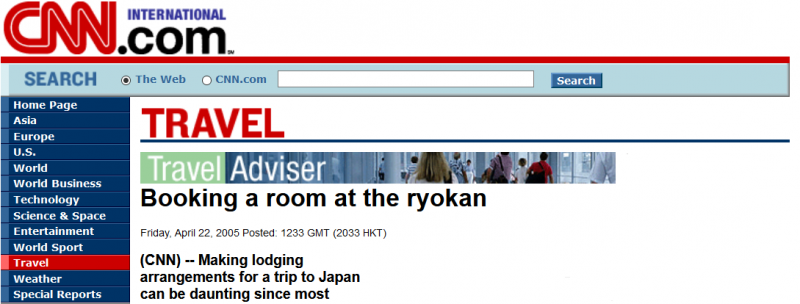 CNN-Japanese Guest Houses
